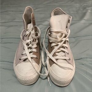 Multi-Colored Platform Converse